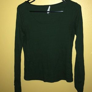 Super cute comfy green top